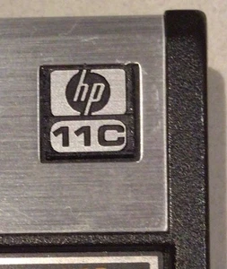 Hewlett-Packard HP 11C Scientific Calculator, Badge Label Only - Picture 1 of 2