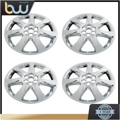For Cadillac SRX  2010 2011 2012 2013 20" Clad Wheel Covers Silver Chrome - Image 1 of 4