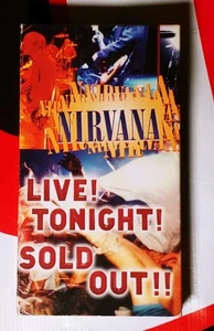 VHS - Nirvana Live Tonight Sold Out (1994) Kurt Cobain Dave Grohl Grunge Rock - Bild 1 von 6