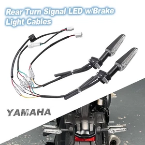 Rear Turn Signal LED w/Brake Light Cables For Yamaha MT-07 XSR700 YZF-R7 XTZ700 - Picture 1 of 24