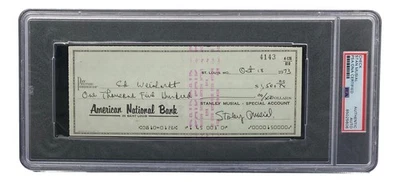 Stan Musial St. Louis Cardinals Signed  Bank Check PSA/DNA 85025606 - Image 1 of 3