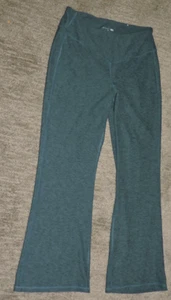Maurices Yoga Pants Teal Green Stretch Athletic SZ 0X REG poly/spandex W30/L30 - Picture 1 of 4