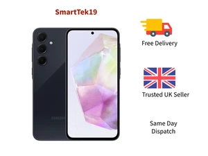 New Samsung Galaxy A35 5G 128GB 8GB RAM Dual Sim Smartphone - Navy- Unlocked - Picture 1 of 10