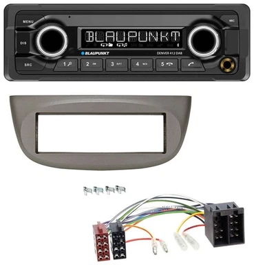 Blaupunkt Bluetooth DAB MP3 USB Autoradio für Renault Twingo 07-12 beige-grau - Bild 1 von 4
