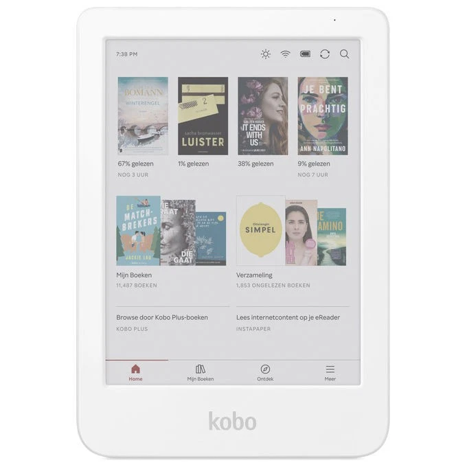 Kobo Clara Colour, eReader Touchscreen 16GB Wi-Fi Bianco - Immagine 1 di 1