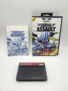 Aerial Assault (Sega Master System, 1990) CIB Rare Mint Tested Retro New SMS 8 B - Picture 1 of 14