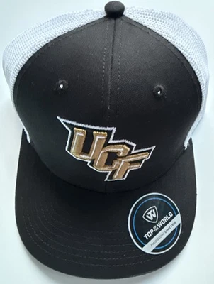 NUEVO CON ETIQUETAS Gorra de béisbol negra Florida UCF Knights Trucker Snapback talla única Foto 1 de 4