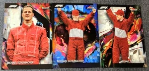 2024 Topps Finest Formula 1 F1 Blue /99 Michael Schumacher Rare Chrome #278 - Picture 1 of 2