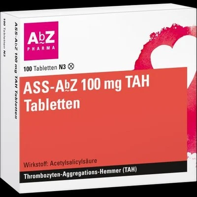 ABZ-PHARMA GMBH 3x ASS AbZ 100 mg TAH Tabletten 100 ST PZN 11481830