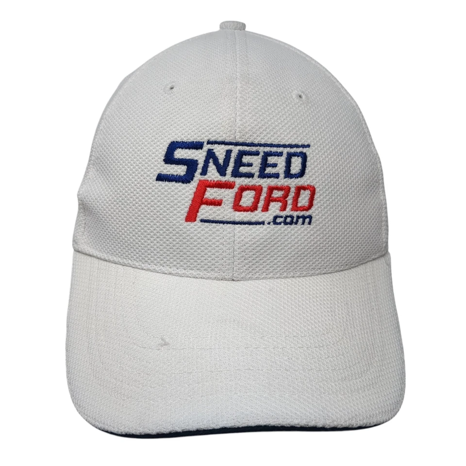 Sneed Ford Strapback Hat White One Size Solid Embroidered Fahrenheit - Image 1 of 4