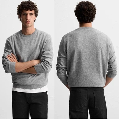 NEW ZARA wool-cashmere gray sweater 2893 size M - Image 1 of 3