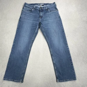 Carhartt Jeans Mens 36x30 Blue Force Relaxed Fit 5-Pocket Stretch Denim BD4956-M - Picture 1 of 17