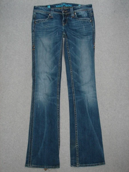 PE11453 **SANG REAL** JEANS BOOT CUT MUJER talla 27; JEANS SÓLIDOS Foto 1 de 4