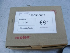 150 New Molex #0395333003 Term VBlock Plug 3 pos. 5.08mm. (#5207) - Picture 1 of 3