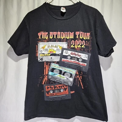 Camiseta The Stadium Tour 2022 Motley Crue Def Leppard Poison Joan Jett Talla Med Foto 1 de 3