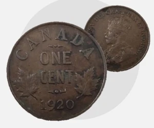 1920 Canada One Cent KM 28 - Picture 1 of 9