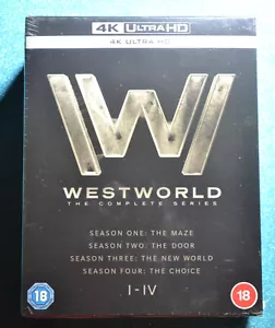 New & Sealed UK Version 4K Westworld The Complete Series 4K Box Set - Picture 1 of 8
