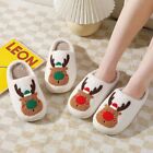 Warm Cotton Elk Winter Slippers Plush Shoes Warm Shoes Christmas Slippers