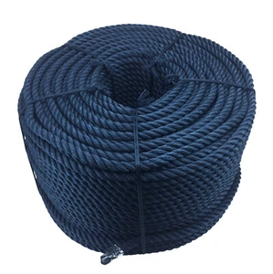8 mm azul marino 3 hebras cuerda multifilamento línea suave yate flotante barcos amarre - Imagen 1 de 3