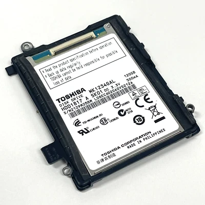 OEM Toshiba 120GB 4200RPM IDE Ultra ATA/100 8MB Cache 1.8" Hard Drive MK1234GAL - Image 1 of 4
