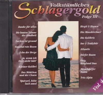 Volkstümliches Schlagergold -Folge III, Vol. 4 -CD-672- near mint - Bild 1 von 2