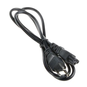 Premium 5ft 3 Prong AC Mickey Mouse 3pin Power Cord Cable For Laptop Notebook PC - Picture 1 of 4