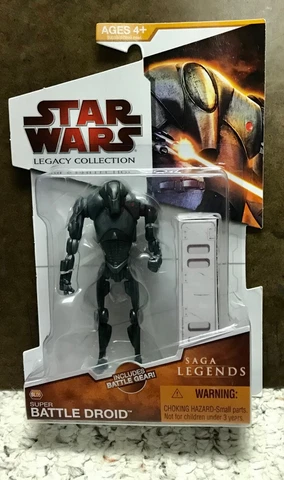 STAR WARS Legacy Collection /Saga Legends /SUPER BATTLE DROID Figure SL05/ MINT Cover