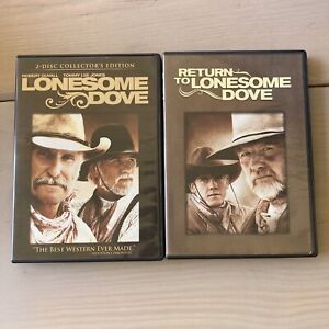 2 DVD Lot: Lonesome Dove + Return To Lonesome Dove 4 Disc Set