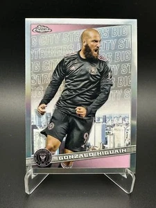 2022 Topps Chrome MLS - Big City Striker Gonzalo Higuain #BCS-18 - Inter Miami - Picture 1 of 2