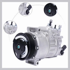 A/C Compressor For Audi A3 TT Quattro VW Golf Jetta Passat Beetle 1K0820803 New - Picture 1 of 13