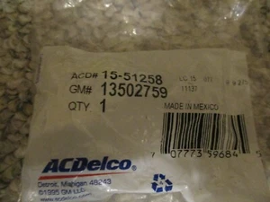 GM A/C Pressure Sensor 13502759  13587668 see note - Bild 1 von 2