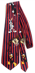 Loony Tunes Necktie - Vintage - Used - Previously Worn - Nice Shape - See photos - Picture 1 of 10