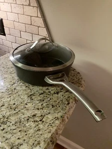 Select by Calphalon Hard Anodized Nonstick 3-Qt Saute Pan #5003 & Cover - Picture 1 of 11