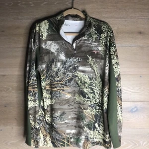 Habit Pullover Camouflage Lightweight Realtree Edge Herren M 1/4 Zip - Bild 1 von 4