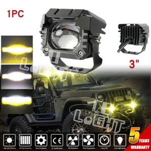 3"inch LED Work Light Bar Cube Pods Spot Driving Fog Lamps Offroad Truck SUV ATV - Foto 1 di 9
