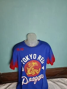 Iro Ochi TShirt Men's Size Large L Tokyo Red Dragons 1941 Royal Blue #8 Hip Hop - Picture 1 of 13