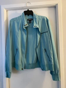 Nortonstudio womens size 10 jacket mint green rayon/polyester cool vintage look - Picture 1 of 8