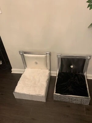 Camas de lujo para mascotas, cama para gatos, cama para perros, gatitos, cachorros  Foto 1 de 4