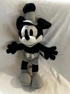 2000 Disneyland Plush Steamboat Willie Millennium Bean Bag Toy Doll 10" - Picture 1 of 5