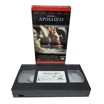 Apollo 13 VHS Tape Movie Tom Hanks Letterboxed Edition 1995 Tested Works - Image 1 of 4