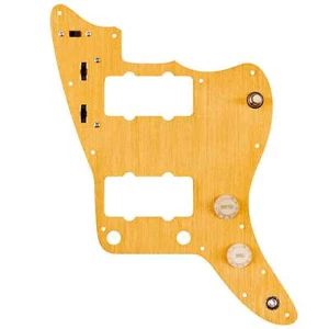 JM-Style Prewired Pickguard Anodized Gold Finish with CTS Switches - Picture 1 of 4