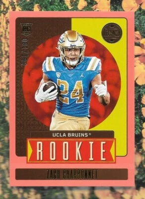 ZACH CHARBONNET 2023 PANINI LEGACY SP ROOKIE RC #/199 NFL STAR UCLA - Image 1 of 2