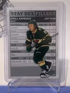 2023-24 Upper Deck Series 1 - Stat Box Fillers #SB-20 Kirill Kaprizov - Picture 1 of 2