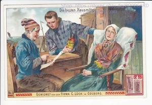 POMMERN , REKLAME LITHO , KOLBERG , C. LÜCK , WERBUNG , KOLOBRZEG ca1910 - Picture 1 of 2