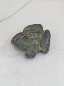 Vintage Cast Iron BOY Frog Toad Paperweight Anatomically Correct - Picture 1 of 4