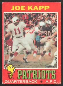 1971 Topps #145 Joe Kapp New England Patriots VG-VGEX wrinkle NO RESERVE! - Bild 1 von 2