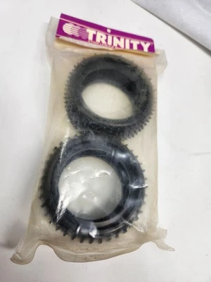 Vintage Team Trinity Rear 2.2" Racing Truck Tires Great For RC10 JRXT - 7412 - Image 1 of 4