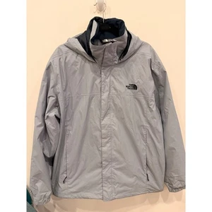The North Face Resolve 2 Jacket Gray Men's XL Waterproof Windproof Hooded EUC - Picture 1 of 4