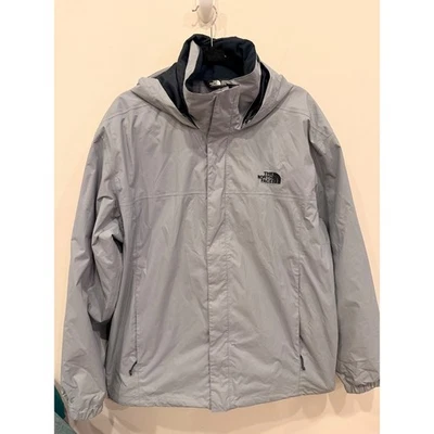 The North Face Resolve 2 Jacket Gray Men's XL Waterproof Windproof Hooded EUC - Image 1 of 4