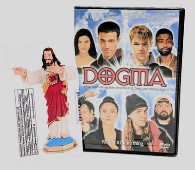 Dogma (NEW Sealed) Ben Affleck Matt Damon (DVD 1999) Free Buddy Christ Sticker  - Image 1 of 4